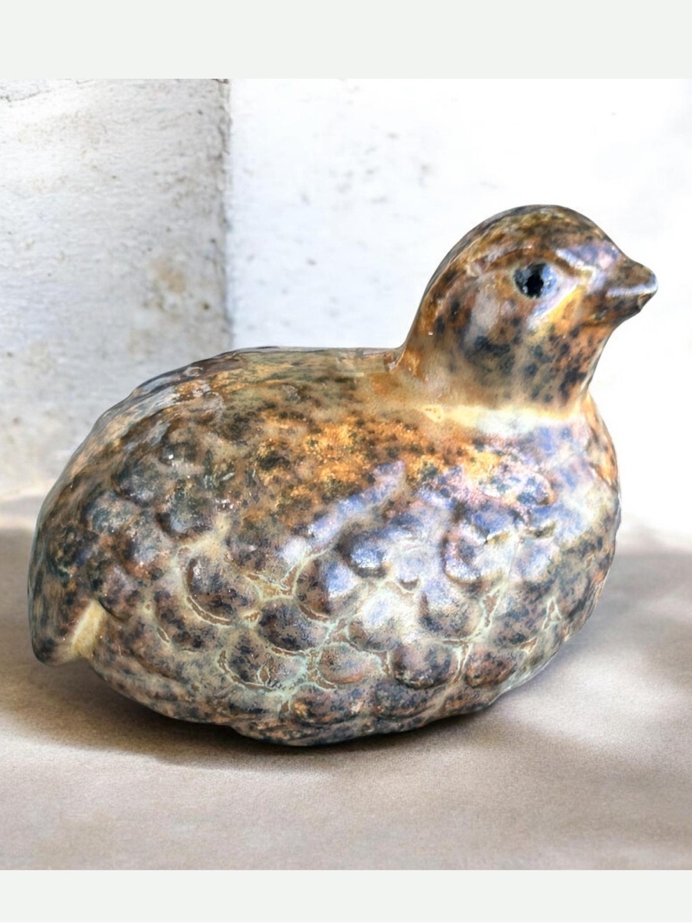 Vintage Napco Japan Miniature Quail Figurine